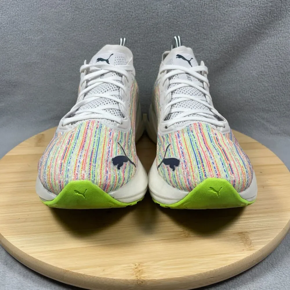 Puma Deviate Nitro Spectra Womens Size 10 Running Shoes Sneakers Multicolor